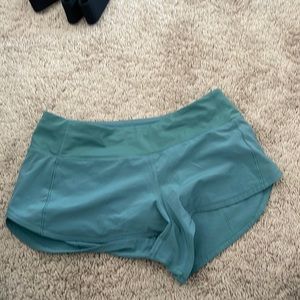lululemon shorts blue